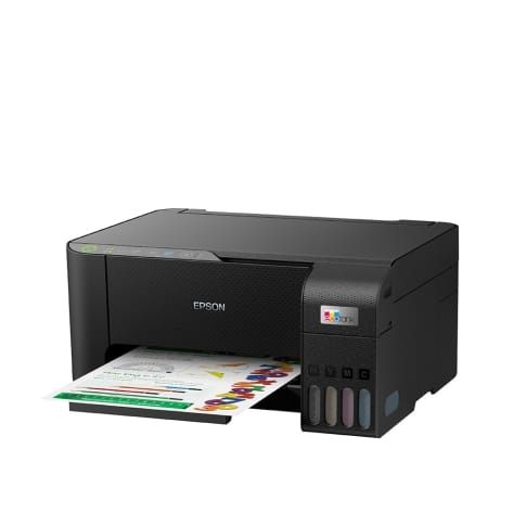 Epson EcoTank L3250 All-in-One Color Ink Tank Printer, Wi-Fi, For Home Use, Low Cost Printing, 33ppm Mono and 15ppm Color, Black