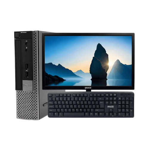 (Combo Deal) Dell Optiplex 3010, Intel Core i3, 3rd Generation, 8GB RAM, 256GB SSD – Fast and efficient Pre-installed Windows 11,18.5-inch Monitor Geonix, Geonix Keyboard + Mouse(Refurbished)