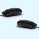 Dell MS116-BK Wired Optical Mouse – Ergonomic Design in Black