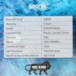 Geonix 128GB Class 10 microSDXC Memory Card – High-Speed Storage Solution