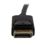 Displayport To Vga Converter Cable For Laptop, Personal Computer, Television (Black)