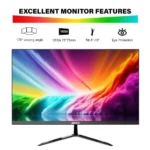 GEONIX 22 Inch PC Monitor, FHD IPS 1920x1080P Monitor 75Hz 100% sRGB 178° Wide Viewing Angle PC Monitor