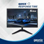 GEONIX 24 Inch PC Monitor | TFT | Full HD 1920 x 1080 Pixels | Display Output VGA & HDMI | with LED Back Light Technology |3 Years Warranty