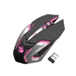 ZEBRONICS Transformer PRO Gaming Wireless Keyboard & Mouse Combo with 2.4GHz, Aluminum Body, Built in Battery, Multicolor LED Modes, Type C
