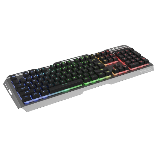 ZEBRONICS Transformer PRO Gaming Wireless Keyboard & Mouse Combo with 2.4GHz, Aluminum Body, Built in Battery, Multicolor LED Modes, Type C