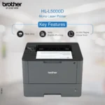 Brother HL-L5000D Monochrome Laser Printer with Auto Duplex Printing