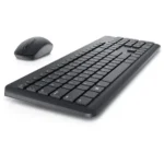 Dell KM3322W Wireless USB Keyboard and Mouse Combo, Anti-Fade & Spill-Resistant Keys, up to 36 Month Battery Life, 3Y Advance Exchange Warranty - Black