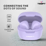 Tempt Dots Wireless Earbuds – 15H Playback, 13mm Bass Driver, IPX5 Resistance