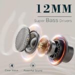 TEMPT Zen-C Type-C Wired Earphones with Mic – 12mm Driver, HD Stereo Sound, In-Line Controls, Type-C Compatible