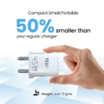 Tempt Elite 45W GaN³ Charger | Dual Type-C Fast Charger | Made in India