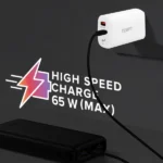 Tempt Alpha 65W Dual Port GaN Fast Charger (USB-C PD + QC 3.0) | Smart, Safe & Compact