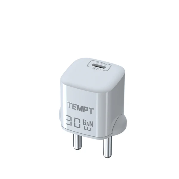 Tempt Elite 30W GaN³ Charger | Compact Type-C Fast Charger | Made in India