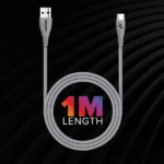 Tempt Punk USB to Type-C Cable | Fast Charging | 4-Core Durable Data Cable | 400Mbps Speed | Compatible with Smartphones, Tablets & Power Banks