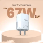 Tempt Elite 67W GaN³ Charger | Dual Type-C Superfast Charger | Made in India