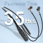 Tempt Groove Air Neckband – 35H Playtime, 10mm Bass Drivers, Bluetooth 5.2, IPX5 Water Resistant