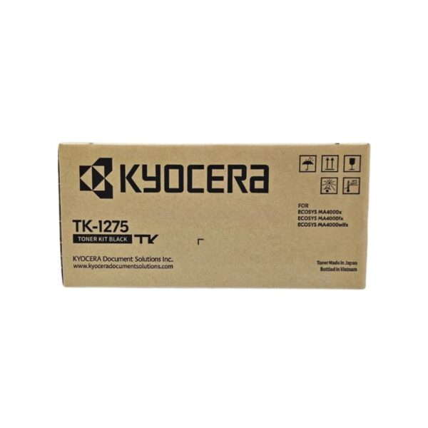 Kyocera TK-1275 Original Toner Cartridge for ECOSYS MA4000x/MA4000fx/MA4000wifx – 7200 Pages Yield