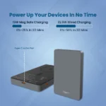 Tempt Joos Mag 10K Magnetic Powerbank (10,000mAh) | MagSafe Wireless + Dual Output Fast Charging