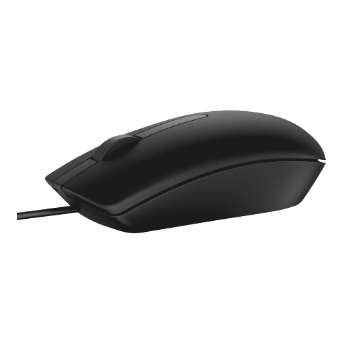 Dell MS116 USB Wired Optical Mouse (Black) – Plug & Play, High Precision, PC & Laptop Compatible