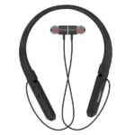 Tempt Sport Neckband – Wireless Bluetooth Earphones with 10mm Bass Drivers, 25H Playback, LED Lights & Type-C Fast Charging
