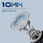 Tempt Sport Neckband – Wireless Bluetooth Earphones with 10mm Bass Drivers, 25H Playback, LED Lights & Type-C Fast Charging