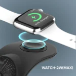 Tempt Arc 3-in-1 MagSafe Wireless Charger | 15W Fast Charging Station | All-in-One Apple Wireless Charging Dock