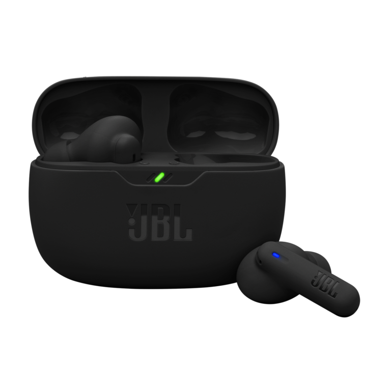 JBL Wave Beam 2 Ear Buds Wireless BluetoothV5.3, Active Noise Cancellation Earbuds,Multi Connect, App for Customized Extra Bass Eq, Relax Mode,Speed Charge, 40H Playback, Fast Pair,4 Mics,IP54(Black)