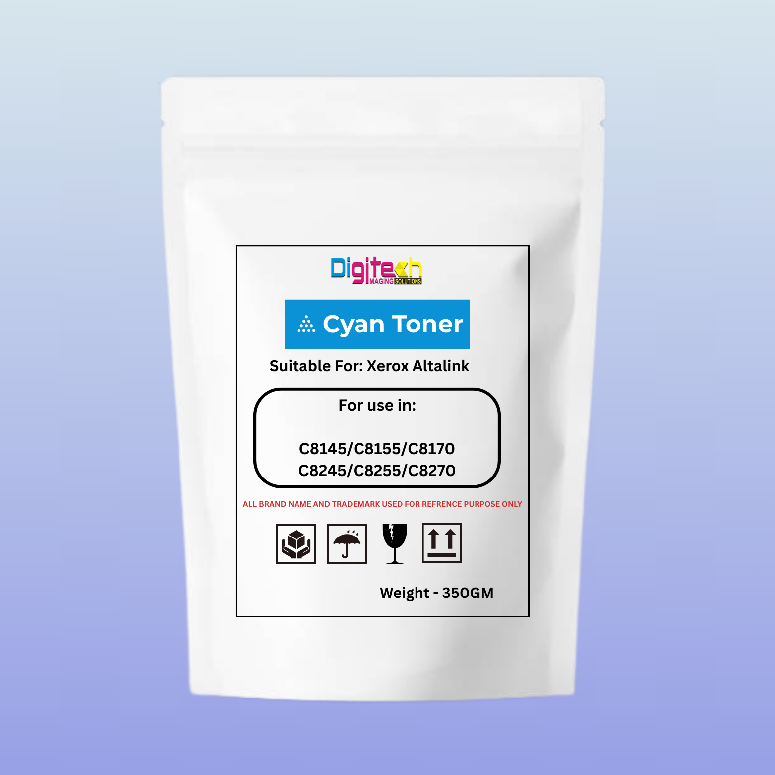 Xerox AltaLink C8130, C8135, C8145, C8155, and C8170 Cyan Toner Powder 350g (Compatible) Xerox AltaLink C8130, C8135, C8145, C8155, and C8170 Cyan Toner Powder 350g (Compatible)