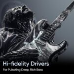 Mivi DuoPods i7 in Ear Ear Buds Wireless -The 3rd Dimension of Sound with 3D Soundstage, High Fidelity Drivers, Advanced Audio Codec for Lossless Audio Earbuds, Made in India