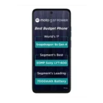 Motorola G57 Power 5G (Fluidity, 8GB RAM, 128GB Storage)| Snapdragon 6s Gen 4 Processor | 6.72" FHD+ Display | 50MP LYT-600 + 8MP Ultrawide | 8MP Selfie Camera | 7000mAh Battery, 33W TurboPower | IP64