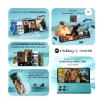 Motorola G57 Power 5G (Fluidity, 8GB RAM, 128GB Storage)| Snapdragon 6s Gen 4 Processor | 6.72" FHD+ Display | 50MP LYT-600 + 8MP Ultrawide | 8MP Selfie Camera | 7000mAh Battery, 33W TurboPower | IP64