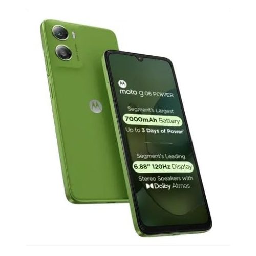 Motorola G06 Power (Pantone Laurel Oak, 4GB RAM, 64GB Storage)