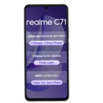 realme C71 4G Smartphone 4GB+64GB Blue, 6.745 inch Screen, 90Hz Eye Comfort Display, 6300mAh Battery, 37MP Cameras, Unisoc T7250 Chip, IP54