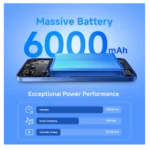 REDMI 15C 5G Moonlight Blue 6GB + 128GB | Royale Design | Massive 6000mAh Battery | Segment's Largest Display 17.53cm Up to 120Hz | MediaTek Dimensity 6300 | 33W Fast Charging | 50MP AI Dual Camera