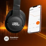 JBL Tune 770NC Wireless Over Ear ANC Headphones with Mic, Upto 70 Hrs Battery, Speed Charge : 5 min Charge Gives up to 3H of Playback, Google Fast Pair, Dual Pairing, BT 5.3 (Black)