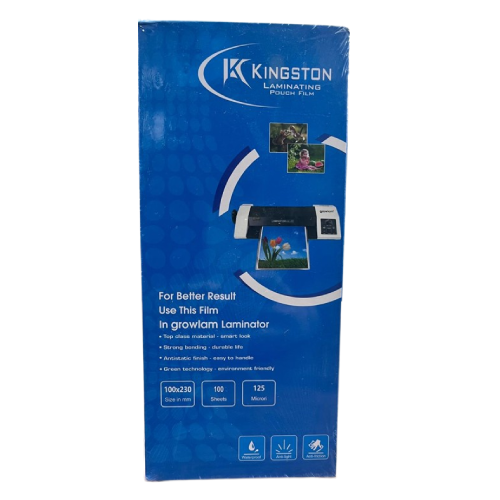 Dilgilam Aadhar Card Size Ultra Glossy Clear Thermal Lamination Pouch – 100mm x 230mm