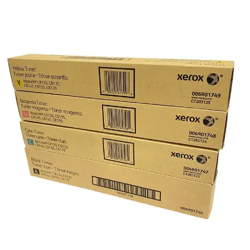 Original Xerox CMYK Toner Set, Xerox AltaLink Toner Cartridges, Genuine Xerox Toner, C8130 Toner Set, C8135 Toner Set, C8145 Toner Set, C8155 Toner Set, C8170 Toner Set