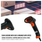 TVS Electronics BS-L100 Plus Barcode Scanner 1D High-Speed Scan Handheld Reader for Mobile Payment Retail Store Supermarket - Image 4